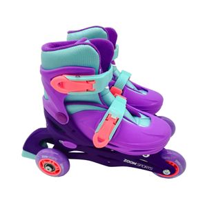 Patines Zoom Fast Morado Talla Ss (27-30)