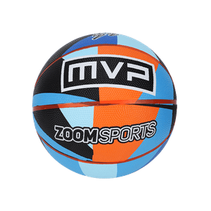 Balón de Baloncesto MVP N°7 Negro/Azul/Naranja - Zoom