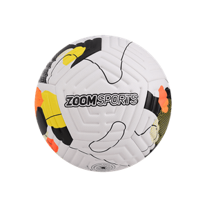 Balón Zoom Futbol Mabuti N°5 Blanco/Negro/Amarillo