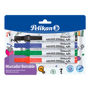 Set 4 Marcadores Borrables 424 - Pelikan