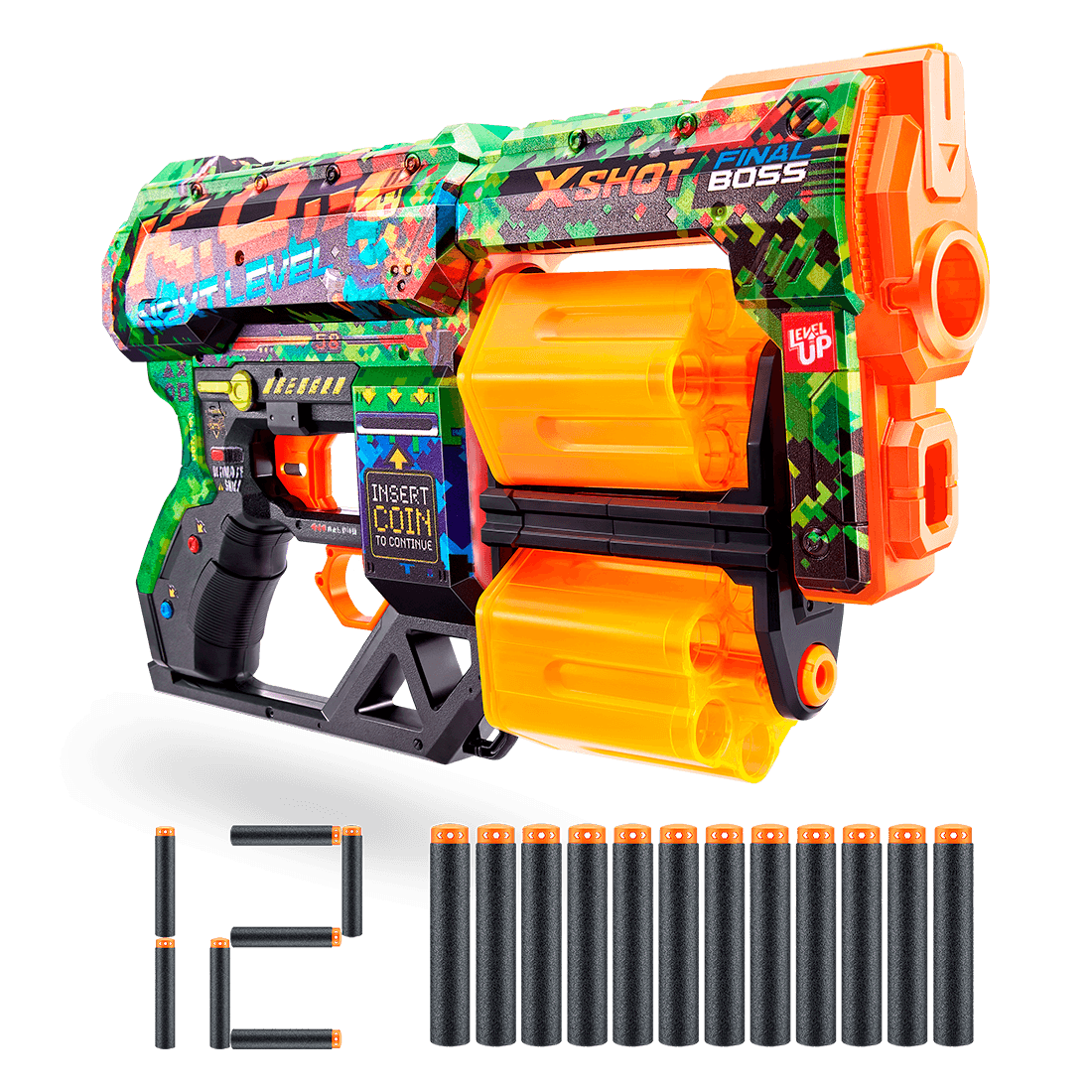 Lanzador de Dardos Chaos Skins K.O. - X-Shot