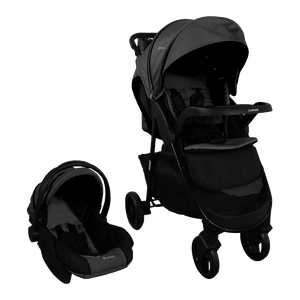 Coche Tipo Moisés con Portabebés Sienna Negro - Bebesit