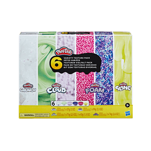 Set de Masa Moldeable Play-Doh 6 Pack de Texturas Variadas