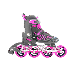 Patines Ajustables MZS833LG Fucsia + Maleta - Cougar