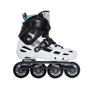 Patines en Línea Semiprofesionales Slalom MZS509 Blanco - Cougar