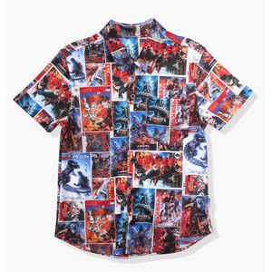Camisa Estampada Multicolor - Godzilla