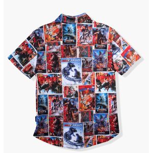 Camisa Estampada Multicolor - Godzilla