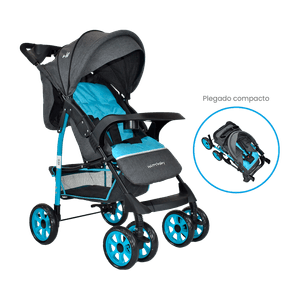 Coche Paseador Klaus Azul - Happy Baby