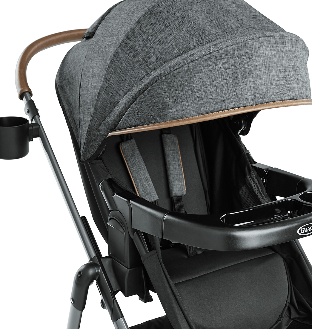 Pepeganga S.A.. Coche para bebé, moisés desmontable, baby silla  independiente (no autorizada para auto) plegable, 3 posiciones, cinturón de  5 puntas, 4 ruedas de alta densidad con freno, se transforma en coche