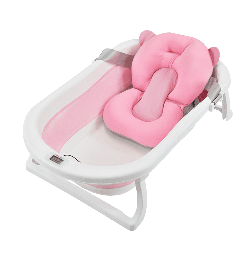 Bañera Plegable Pequeña Para Bebe. Rosa - ProductShop