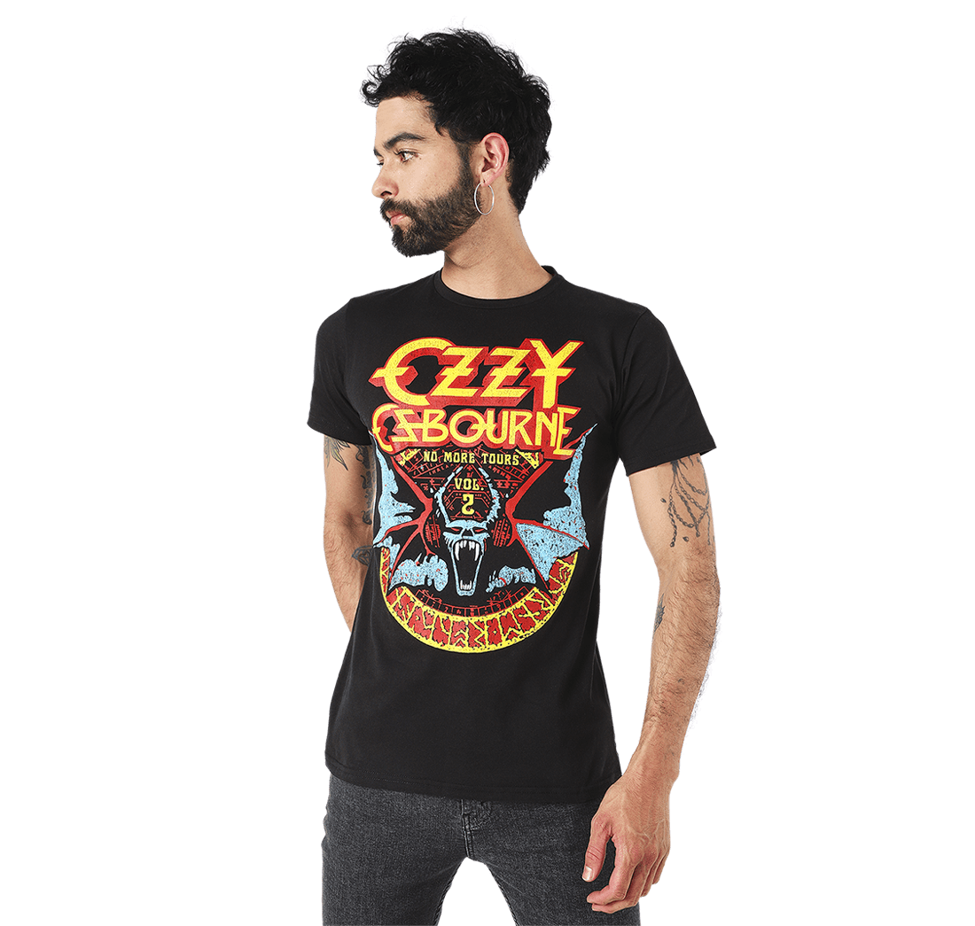 Camiseta Adulto Ozzy Osbourne Negro
