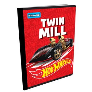 Cuaderno Cosido Hot Wheels Twin Mill100 Hojas Cuadriculadas