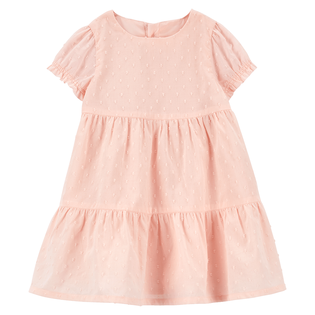 Vestido Manga Corta Rosado Niñas - Carter's