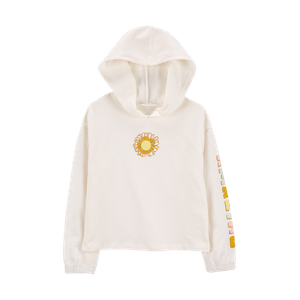 Hoodie con Capota Blanco Niñas - Carter's