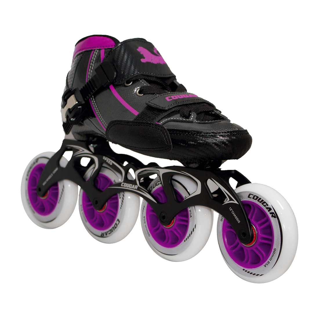  Kingsane Patines para mujer, cuatro ruedas morados, a la moda,  patines de corte alto, patines brillantes para exteriores para jóvenes y  adultos (púrpura-flash, 5) : Deportes y Actividades al Aire Libre