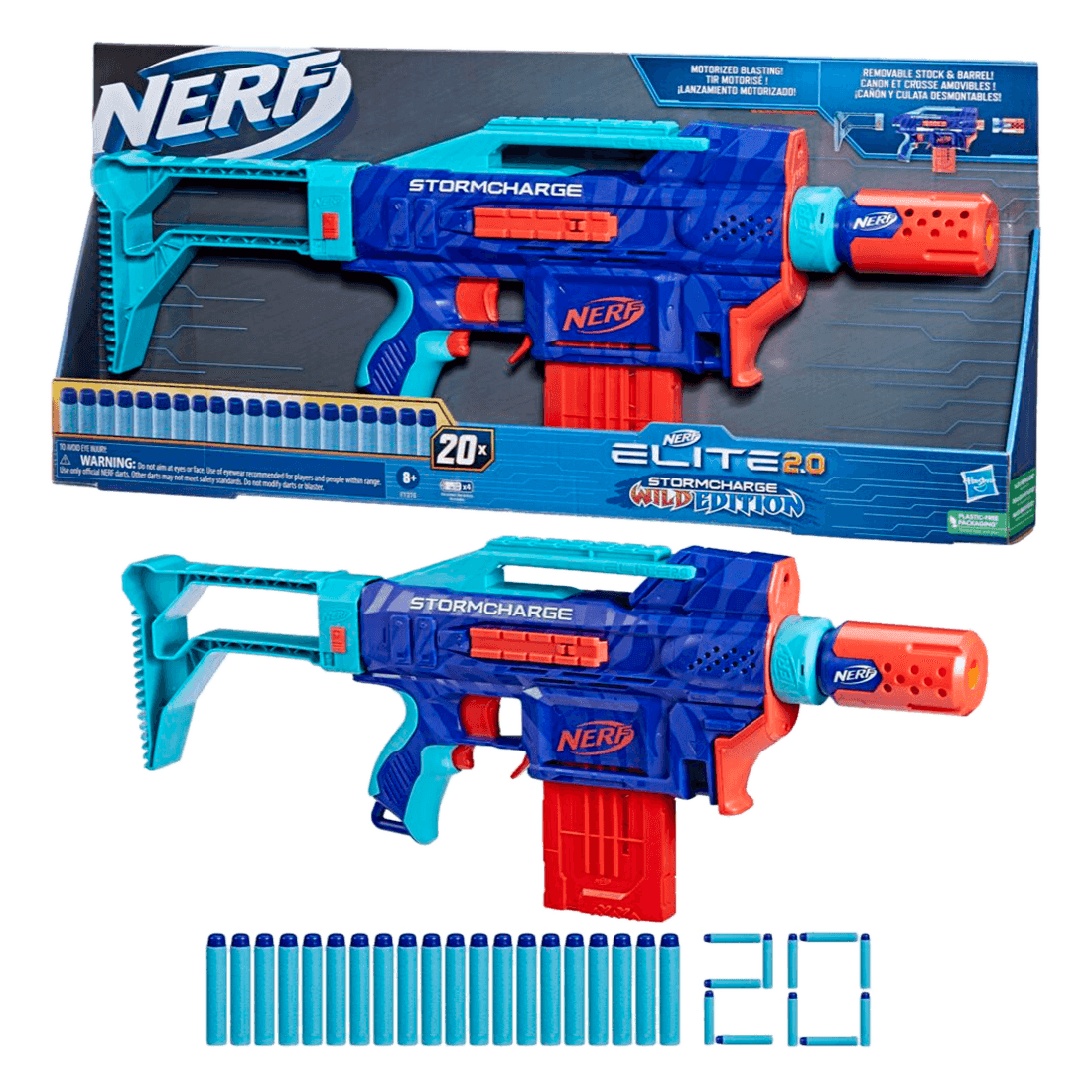 Pistola de dardos Nerf Elite 2.0 Contender