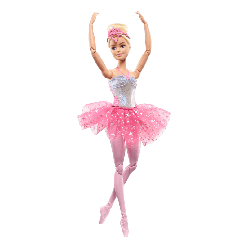 Muneca Bailarina Luces Brillantes Tutu Rosa Barbie Barbie Pepe Ganga Pepe Ganga