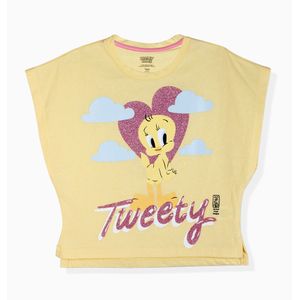 Camiseta Manga Corta Niñas Amarillo - Piolin