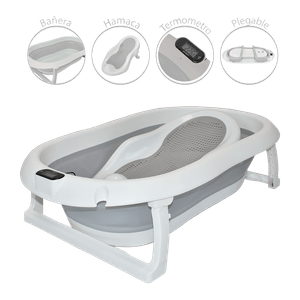 Bañera Plegable Ocean Gris - Priori