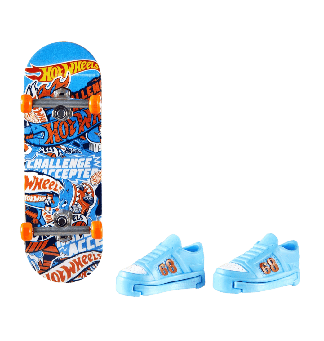 Set Sorpresa Patineta Con Tenis De Skate Hot Wheels Hot Wheels