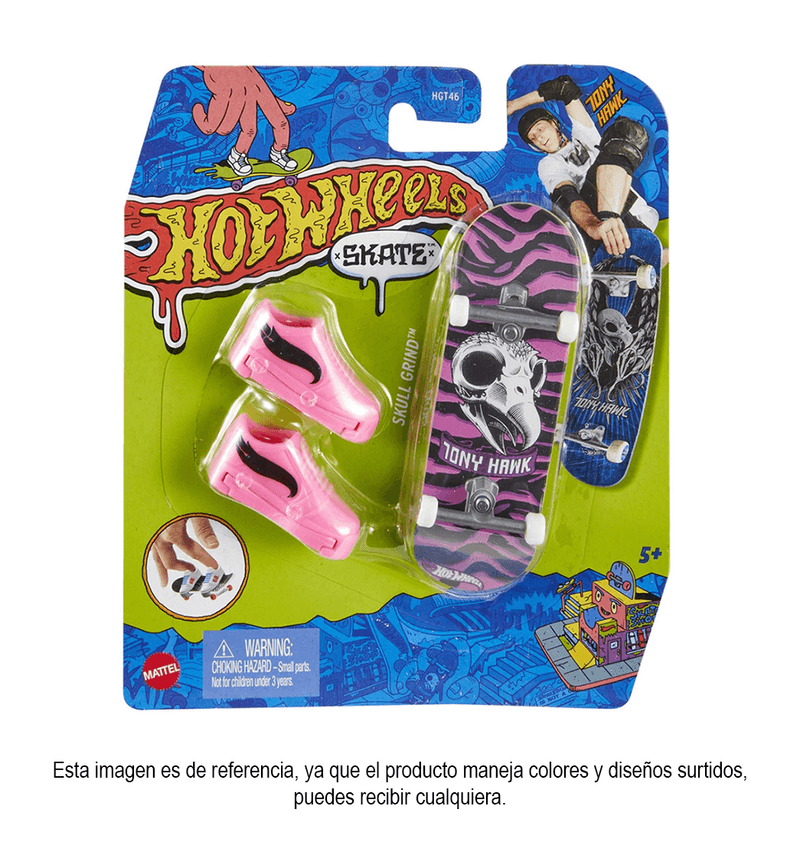Set Sorpresa Patineta con Tenis de Skate Hot Wheels