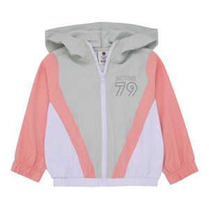 Chaqueta rompevientos deportiva para bebé niña