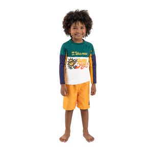 Camiseta manga larga de baño para bebé niño