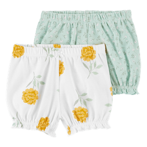 Set 2 Shorts Colores Surtidos Niñas - Carter's