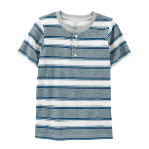 Camisa Manga Corta Rayas Niños - Carter's