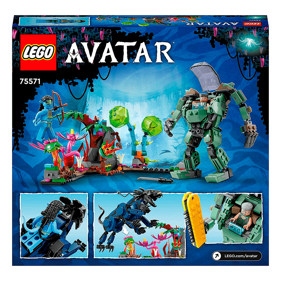 Set Avatar Neytiri Y Thanator Vs Quaritch Con Armadura - Lego Lego - Pepe  Ganga - Pepe Ganga