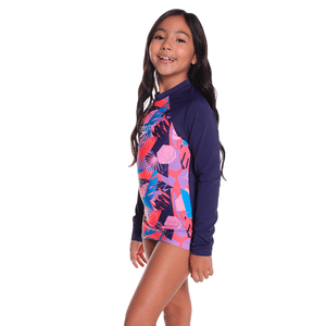 Camiseta de Baño Manga Larga Sunshine Bloom Niñas - Speedo