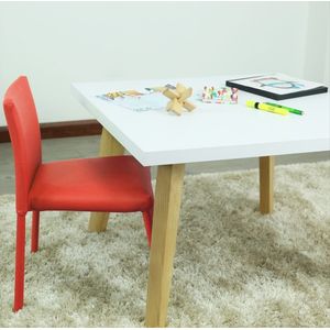 Silla Infantil Lugo en Cuero Hogar Venecia - Rojo