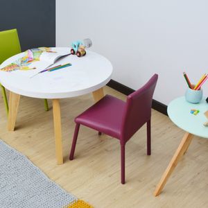 Silla Infantil Lugo en Cuero Hogar Venecia - Morado
