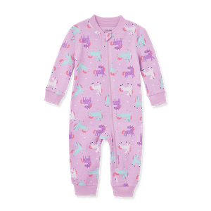 Pijama Enteriza Morado Niñas - Little Me