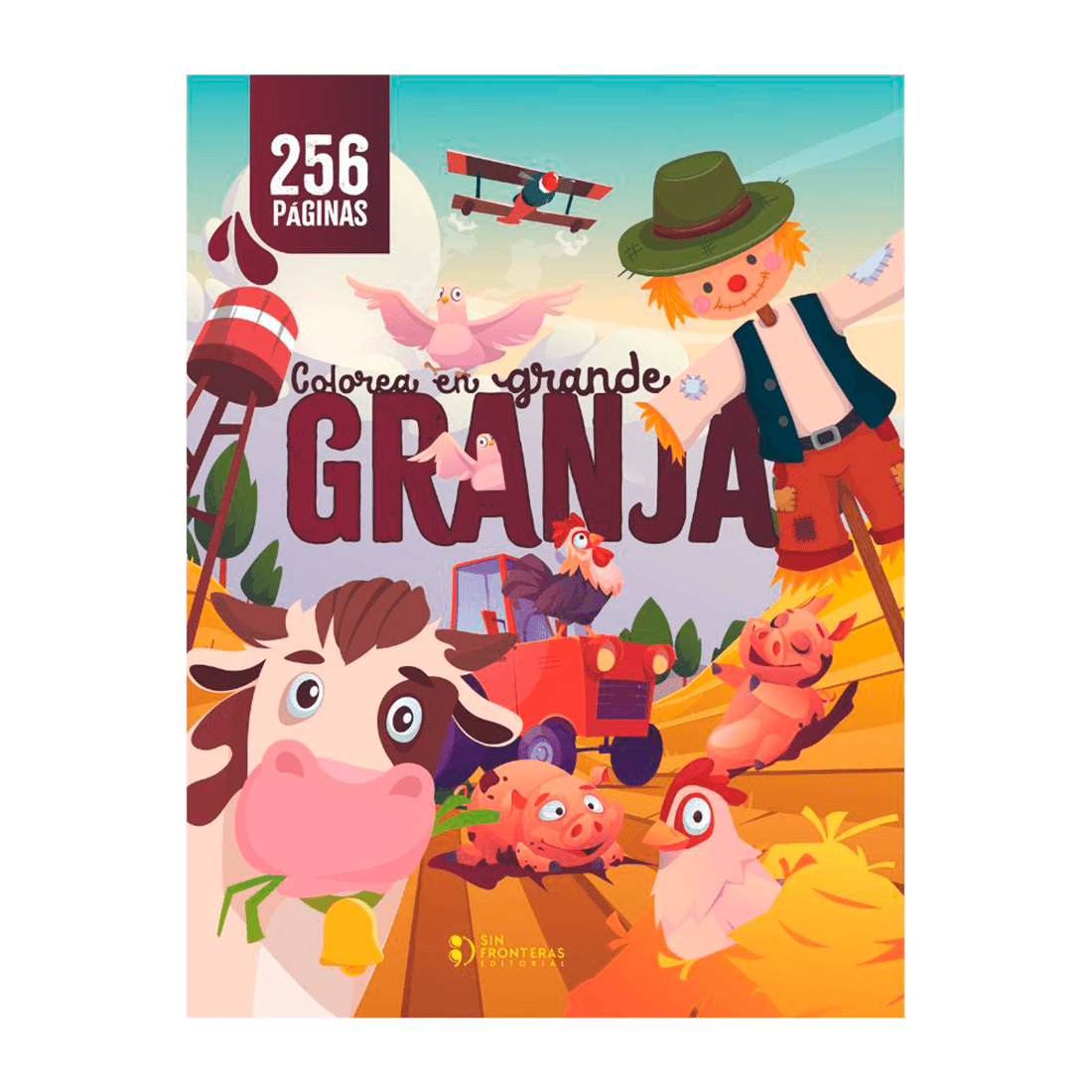 Libro Colorea en Grande Granja - Grupo Sin Fronteras