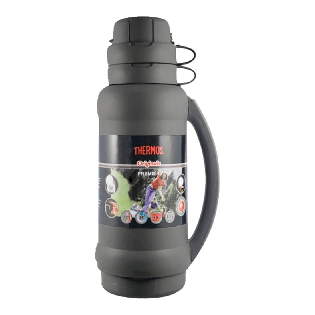 Termo Líquido Plástico 1.8L Gris - Thermos