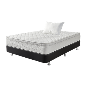 Combo Colchón Active Plus, Base Cama Plus M2 y Almohada - Semidoble 120 x 190 cm