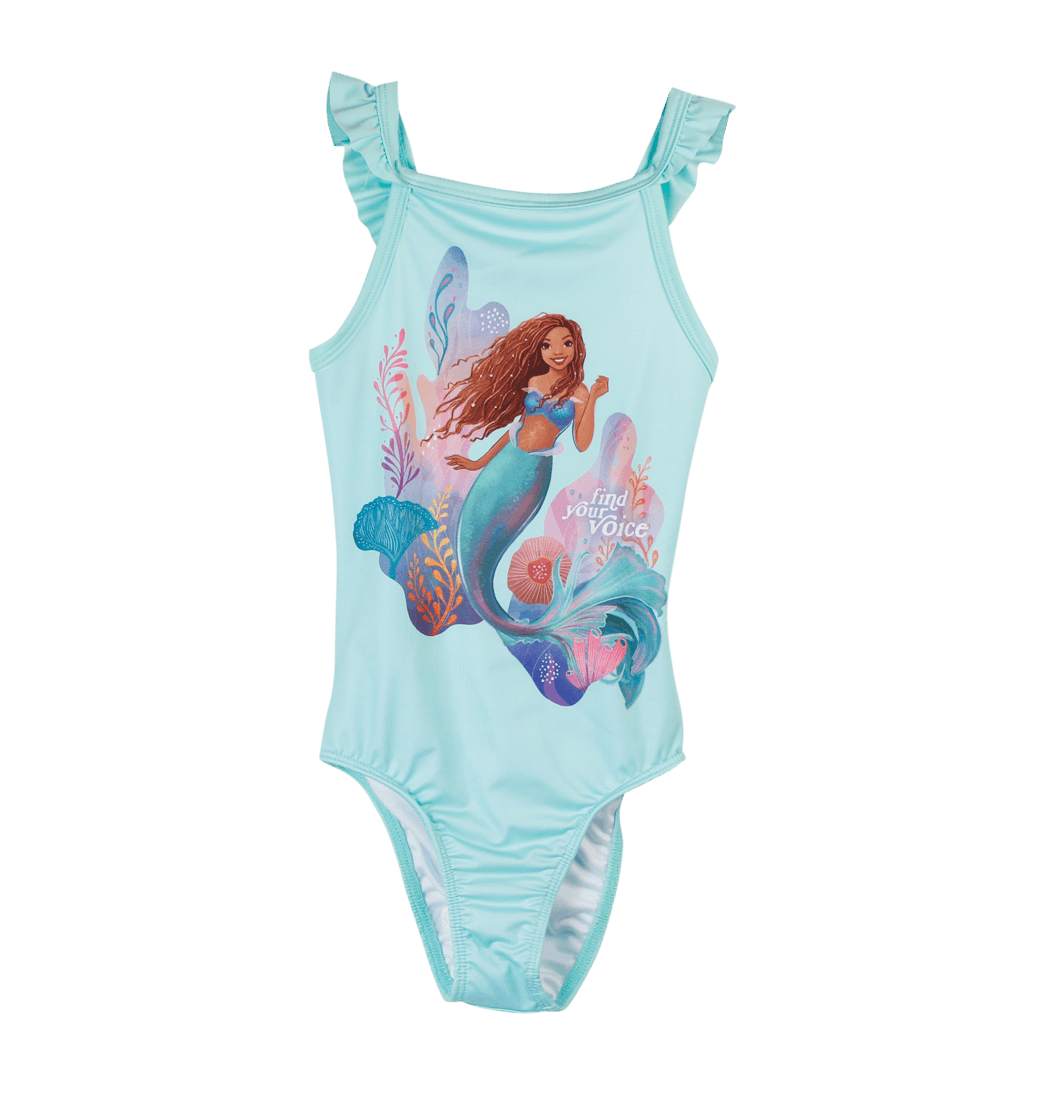 Vestido de Baño Enterizo Azul Niñas - Sirenita