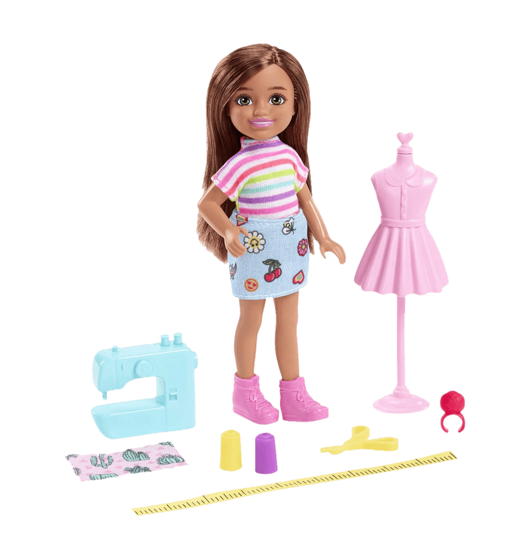 Muñeca Barbie Chelsea Profesiones Diseñadora de Modas