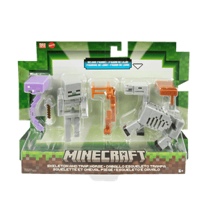 Set Figura de Acción Caballo Esqueleto Trampa 8 cm - Minecraft