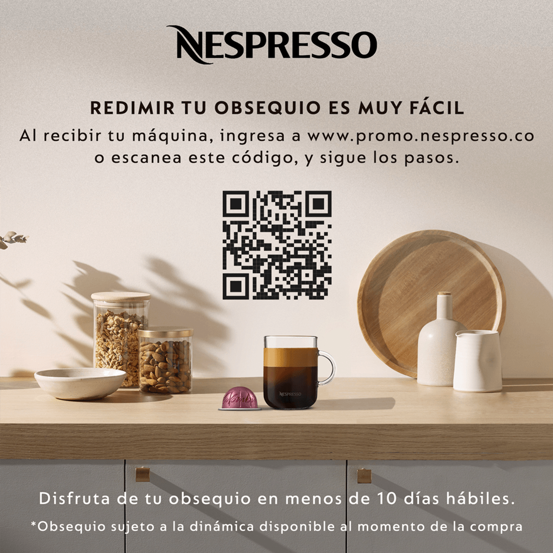 Cafetera Vertuo Pop Roja Nespresso