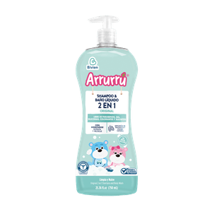 Shampoo y Baño Liquido 2 en 1 Original 750 ml - Arrurrú