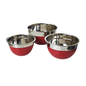Set 3 Bowls Acero Inoxidable - Belia