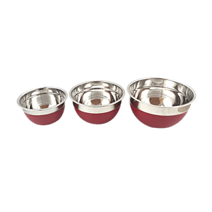 Set 3 Bowls Acero Inoxidable - Belia