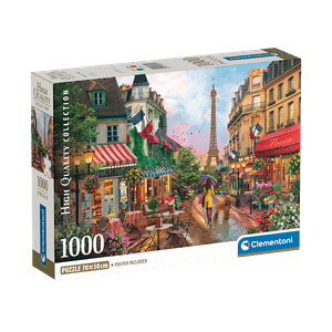 Rompecabezas Flores París 1000 Piezas - Clementoni