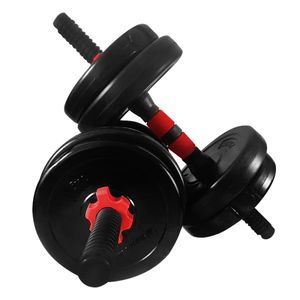 Set Mancuernas Encauchetada 11lbs 5kg Pesas De Cemento K6 X2