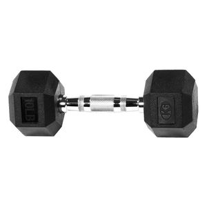 Mancuerna Encauchetada 10lbs 4.5kg Pesas De Vinil K6 Hex X1