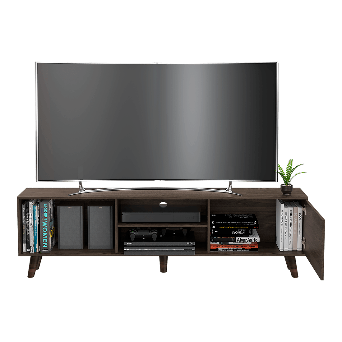 Rack Tv 70 Cincinnati Coñac Rta Desing Rta Desing Pepe Ganga Pepe