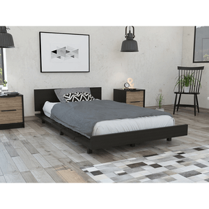 Cama Semi Doble 120 Kaia Wengué - RTA Desing