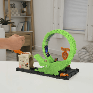 Pista de Juguete City Némesis Cocodrilo - Hot Wheels